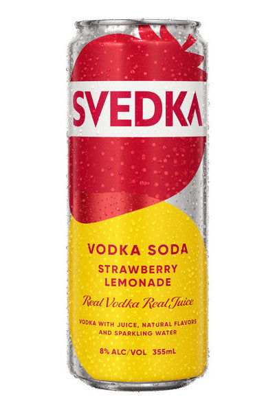 SVEDKA RTD STRAWBEERY LEMONADE