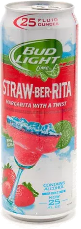 BUD LIGHT STRAW-A-RITA CAN