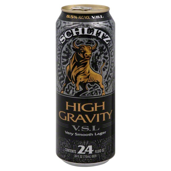 SCHLITZ HIGH GRAVITY GOLD